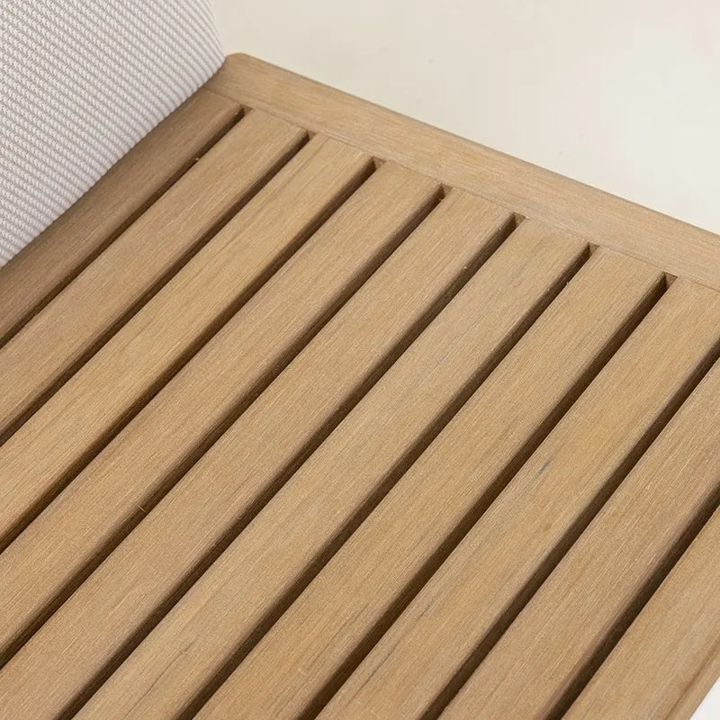 Westminster Motion Fabric Left and Right Sofa White / Ivory Colour, Wood Details