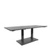 Westminster Phoenix Table 200cm x 90cm Charcoal / Mid Gray, Studio Image