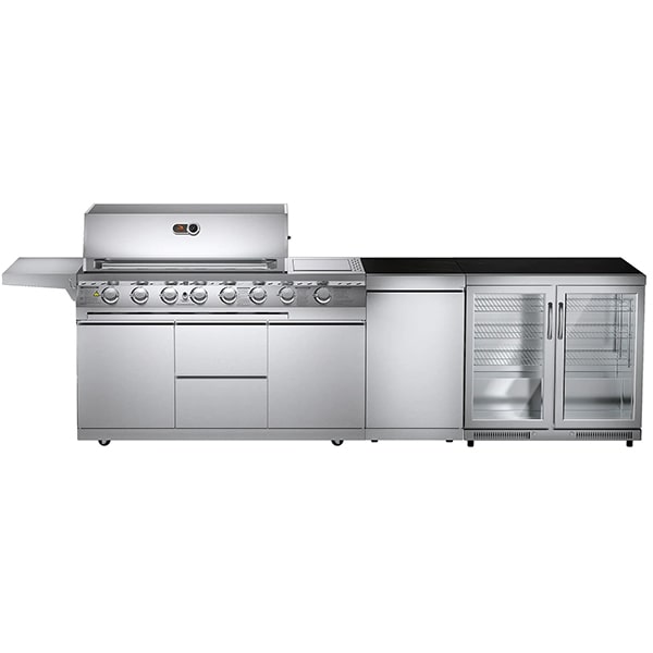 Whistler Grills Blockley 6 Burner Outdoor Kitchen Front View
