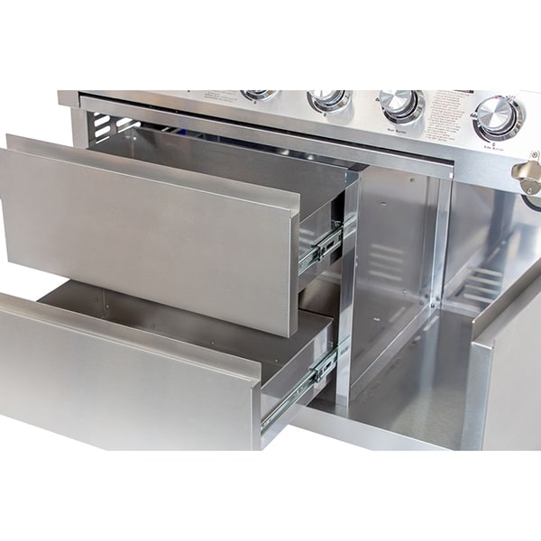 Whistler Grills Lechlade Outdoor Kitchen Drawers Detailed