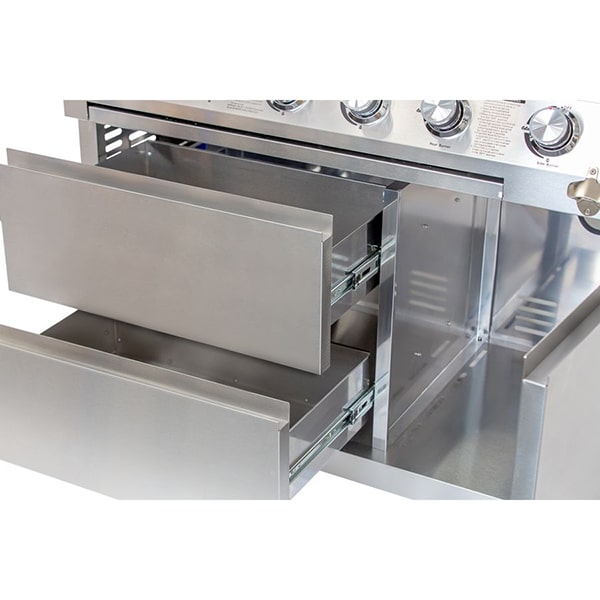 Whistler Grills Oaksey Outdoor Kitchen Drawers Detailed