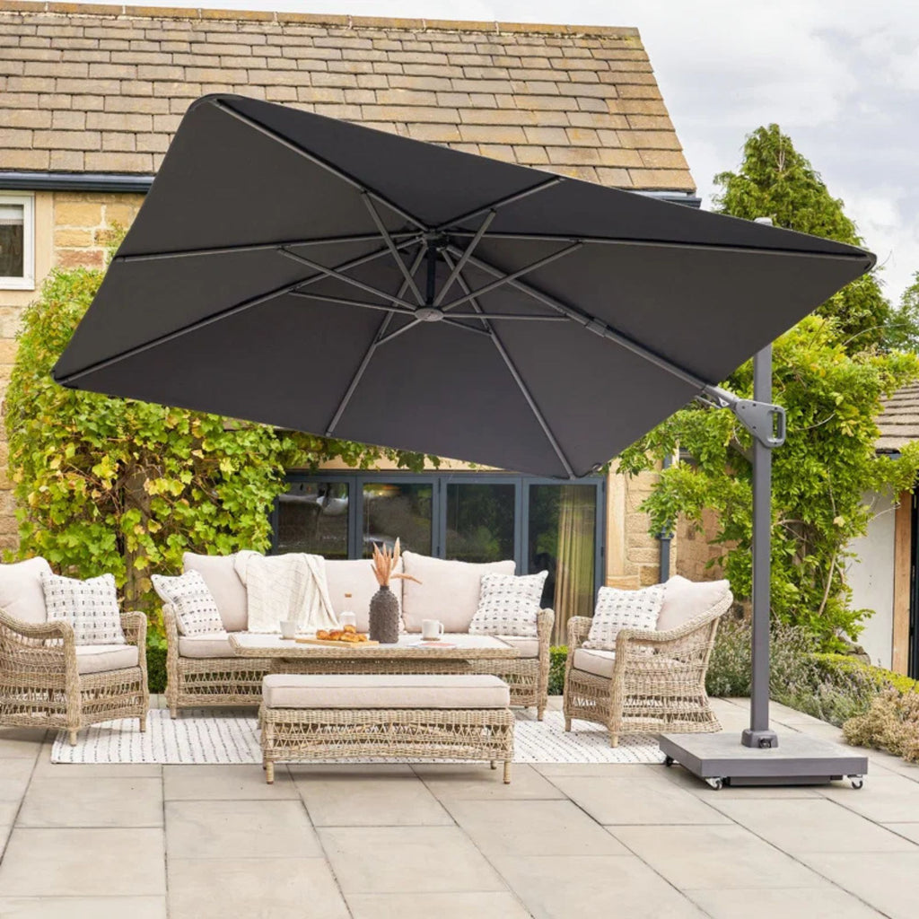 Westminster Cloud Cantilever Parasol 3m*3m: Cantilever Parasol