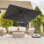 Westminster Cloud Cantilever Parasol 3m*3m: Cantilever Parasol