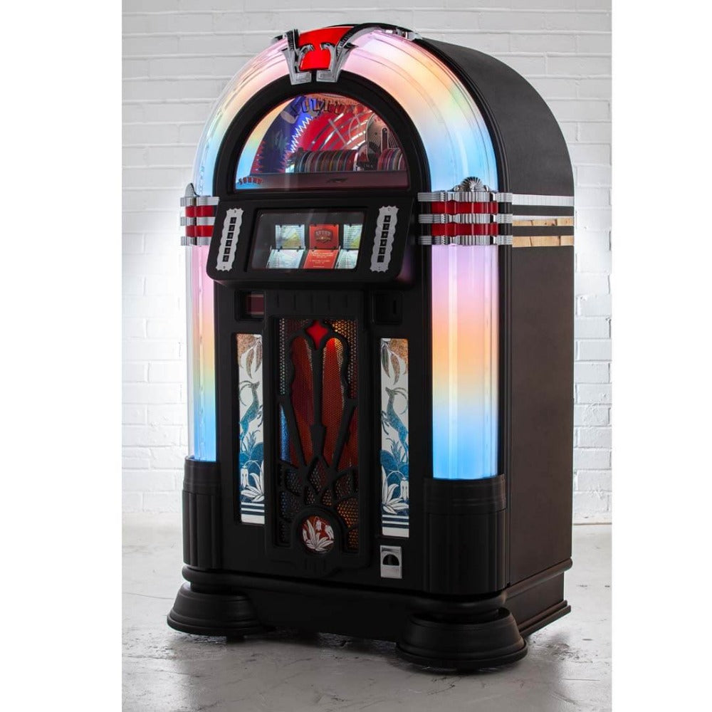 Sound Leisure Dome Top CD Jukebox Black Front Side View