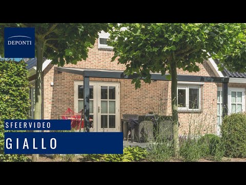 Deponti Giallo Aluminium Pergola Veranda