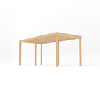 Freestanding Box Pergola - Light Green - 3m Width x 4.8m Length