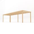 Freestanding Box Pergola - Light Green - 2.4m Width x 7.8m Length