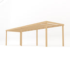 Freestanding Box Pergola - Light Green - 2.4m Width x 7.8m Length
