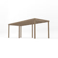 Freestanding Box Pergola - Rustic Brown - 3.6m Width x 6m Length