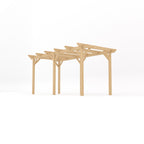 Freestanding Garden Pergola - Light Green - 3.6m Width x 4.8m Length