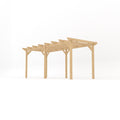Freestanding Garden Pergola - Light Green - 1.8m Width x 5.4m Length