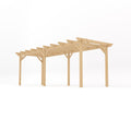 Freestanding Garden Pergola - Light Green - 4.2m Width x 6.6m Length