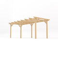 Freestanding Garden Pergola - Light Green - 2.4m Width x 6m Length