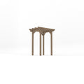 Freestanding Garden Pergola - Rustic Brown - 1.8m Width x 1.8m Length