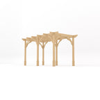 Freestanding Premium Pergola - Light Green - 3.6m Width x 4.2m Length