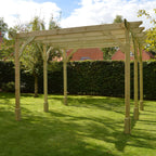 Freestanding Premium Pergola - Light Green - 1.8m Width x 7.8m Length