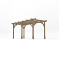 Freestanding Premium Pergola - Rustic Brown - 1.8m Width x 4.8m Length