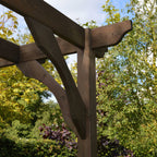 Freestanding Premium Pergola - Rustic Brown - 2.4m Width x 3m Length