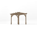 Freestanding Premium Pergola - Rustic Brown - 2.4m Width x 3m Length