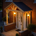 Slate Tile Roof Porch - Light Green - 1.22m Depth x 2.4m Width