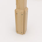 Freestanding Double Premium Pergola - Light Green - 4.8m Width x 7.8m Length