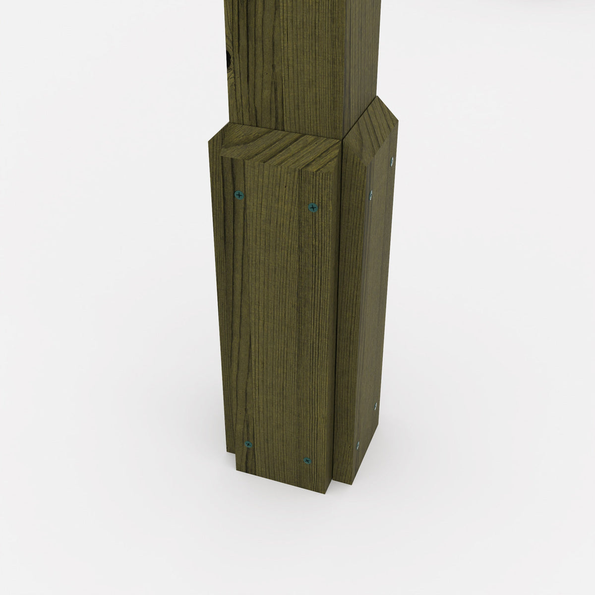 Wall Mounted Felt Shingle Roof Carport - Rustic Brown - 3.5m Depth x 4.34m Width