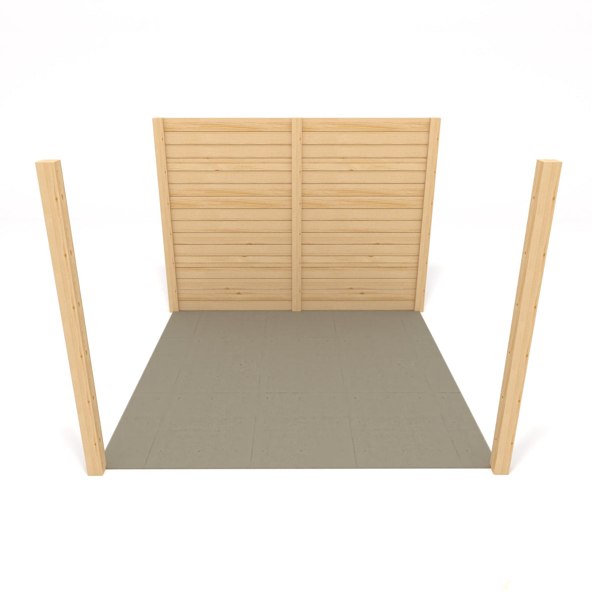 Freestanding Box Pergola - Light Green - 3.6m Width x 5.4m Length