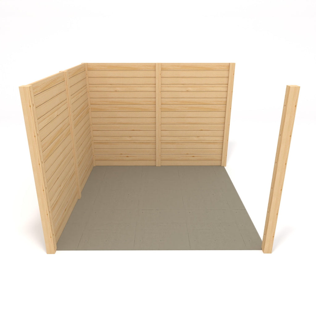 Freestanding Garden Pergola - Light Green - 1.8m Width x 7.2m Length