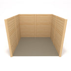 Freestanding Premium Pergola - Light Green - 3.6m Width x 6.6m Length