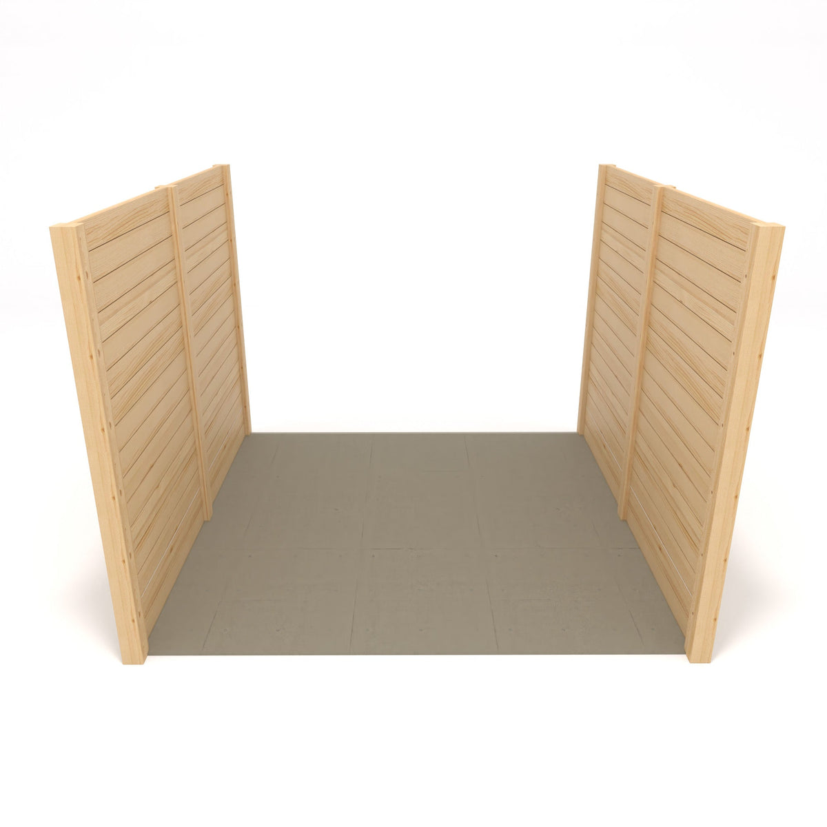Freestanding Box Pergola - Light Green - 1.8m Width x 2.4m Length
