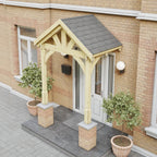 Felt Shingle Roof Porch - Light Green - 1.22m Depth x 1.8m Width