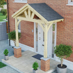 Felt Shingle Roof Porch - Light Green - 1.22m Depth x 2.4m Width