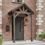 Slate Tile Roof Porch - Rustic Brown - 1.22m Depth x 1.8m Width