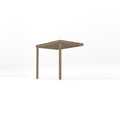 Wall Mounted Box Pergola - Rustic Brown - 1.8m Depth x 2.4m Length