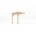Wall Mounted Premium Pergola - Light Green - 1.8m Depth x 2.4m Length