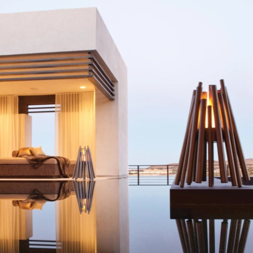 EcoSmart Fire Stix Moveable Bioethanol Fire Pit - Stainless Steel