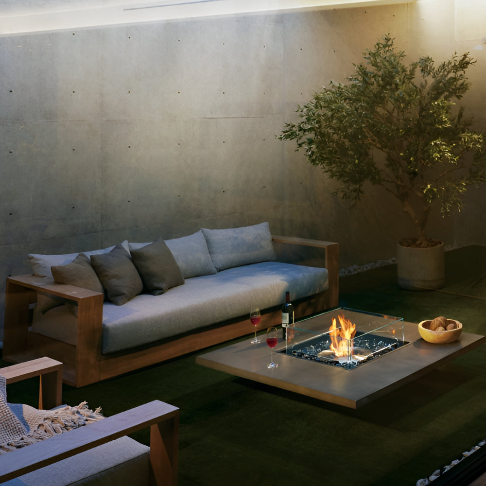 EcoSmart Vertigo 50 Fire Pit Table Lifestyle