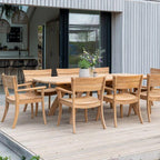 Alexander Rose Sorrento Dining Table and chair 8 seats