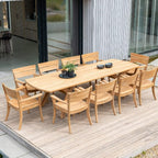 Alexander Rose Sorrento Dining Set 10 Chairs