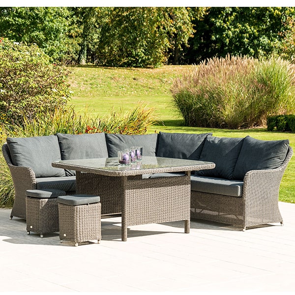 Alexander Rose Monte Carlo Casual Dining Set Front Side View