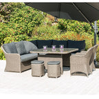 Alexander Rose Monte Carlo Casual Dining Set Full View