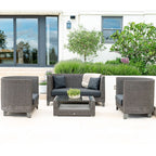 Alexander Rose Monte Carlo Club Sofa Set Full View