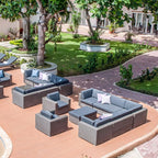 Alexander Rose Monte Carlo Modular Corner Sofa Set Top View
