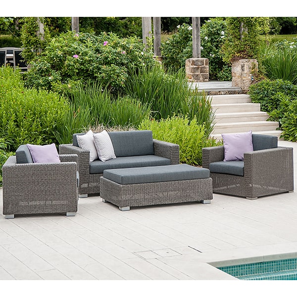 Alexander Rose Monte Carlo Rattan Sofa Set Full View