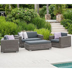 Alexander Rose Monte Carlo Rattan Sofa Set Full View
