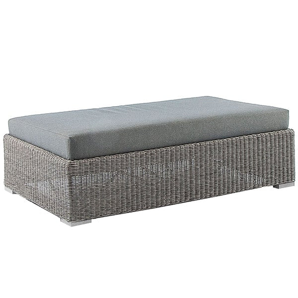 Alexander Rose Monte Carlo Rattan Sofa Set Ottoman With Cushion