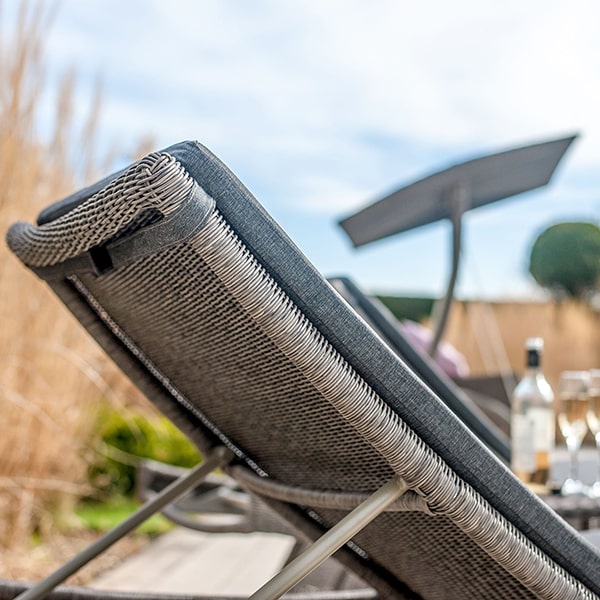 Alexander Rose Monte Carlo Stacking Sunbed Rear View