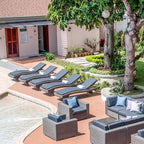 Alexander Rose Monte Carlo Stacking Sunbed Top View