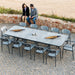 Alexander Rose Rimini 8-10-12 Seater Dining Set with 2.23m - 3m Extending Rectangular Table LifeStyle 1