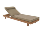 Alexander Rose Sorrento Adjustable Sunbed Khaki